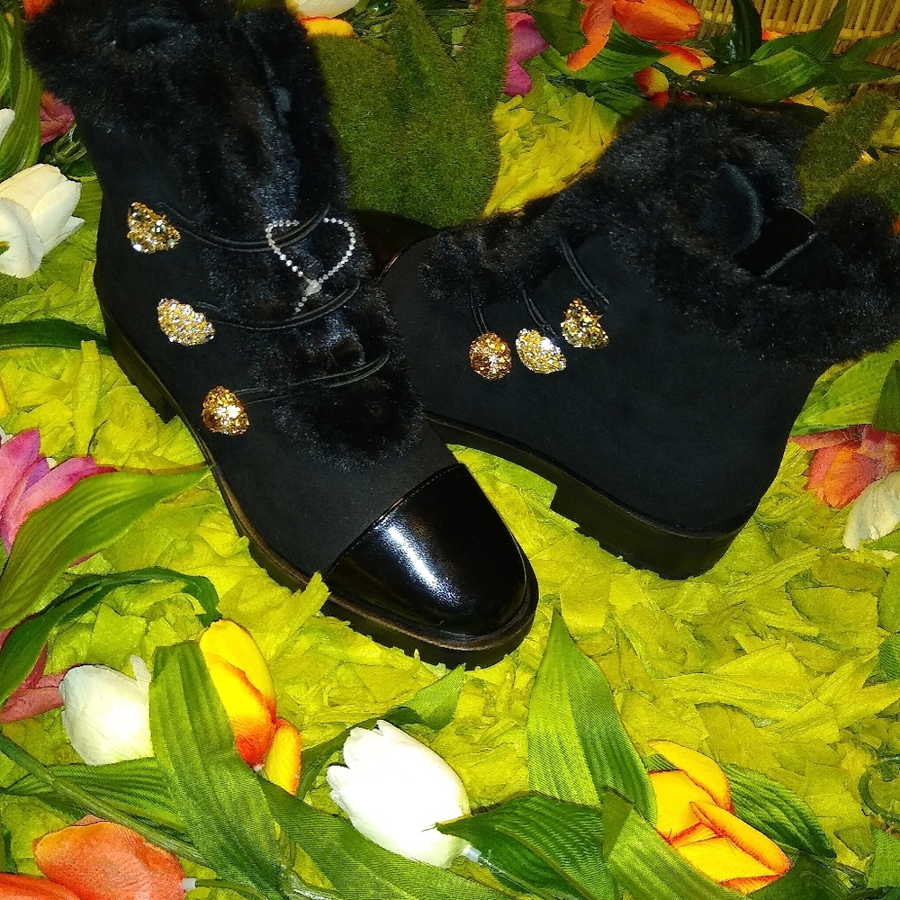 Nanette Lepore adorable fashionable combat boots